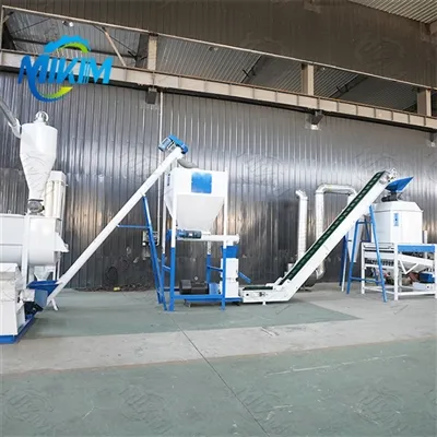 Chicken feed pellet production line