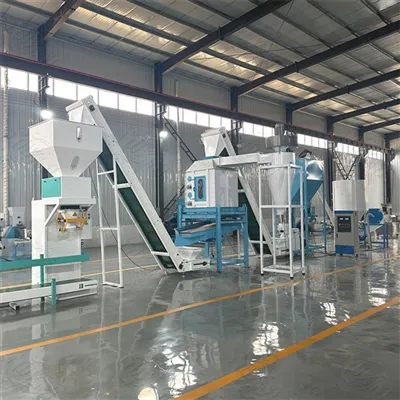 Poultry feed production line