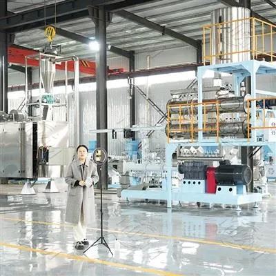 Floating feed pellet production line